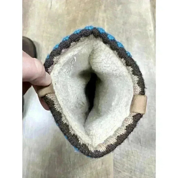 KEEN Girls Youth 3 Auburn Daphne 9641 Brown Suede Knit Winter Calf Boots Fleece - Picture 9 of 10